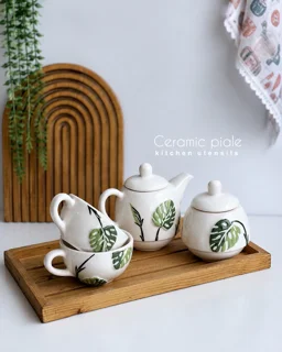 ست چایخوری برگ انجیری